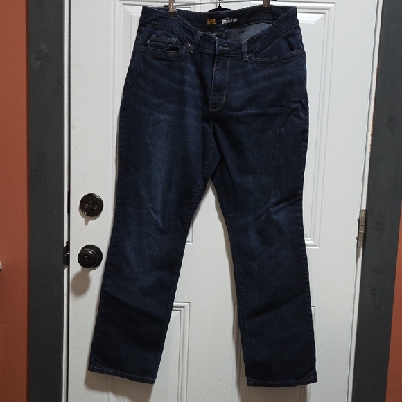 Lee Denim - Lee Jeans Lee Women's Dark Blue Straight Leg Jeans